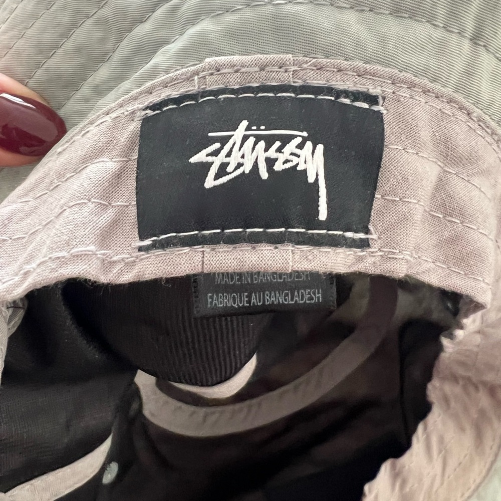 Stussy Charcoal Bucket Hat - Picture 3 of 3